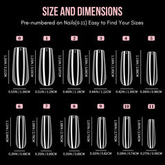 Soft Gel Tips - Long Square