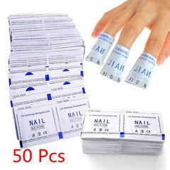 Nail Gel Remover Wraps With Acetone 50Pcs/Box