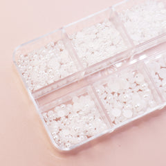 Flat Back Pearls (6 Grids/Box)
