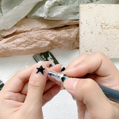 Easy Nail Art Graffiti Line Drawing Pen