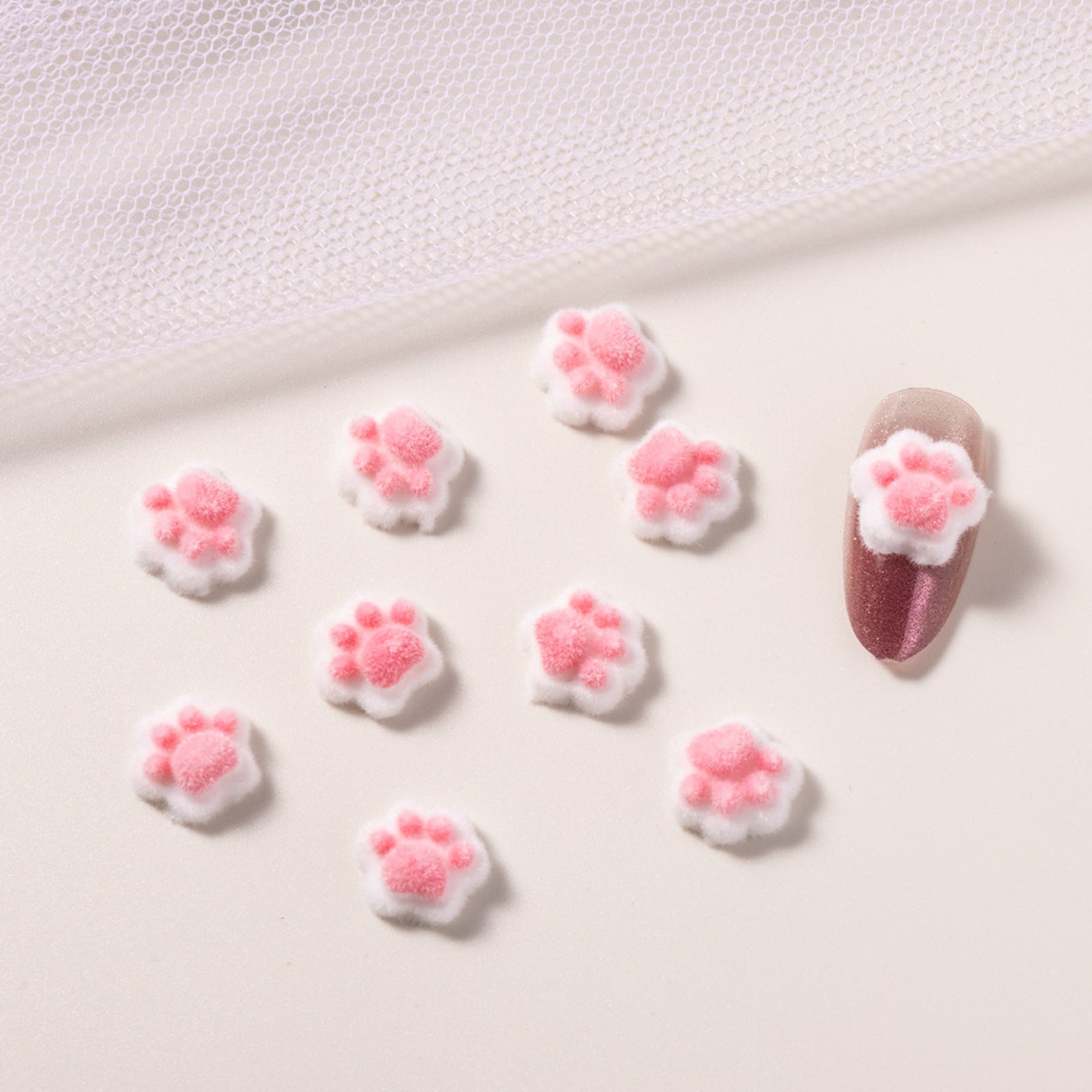 Cat Paw Nail Charms