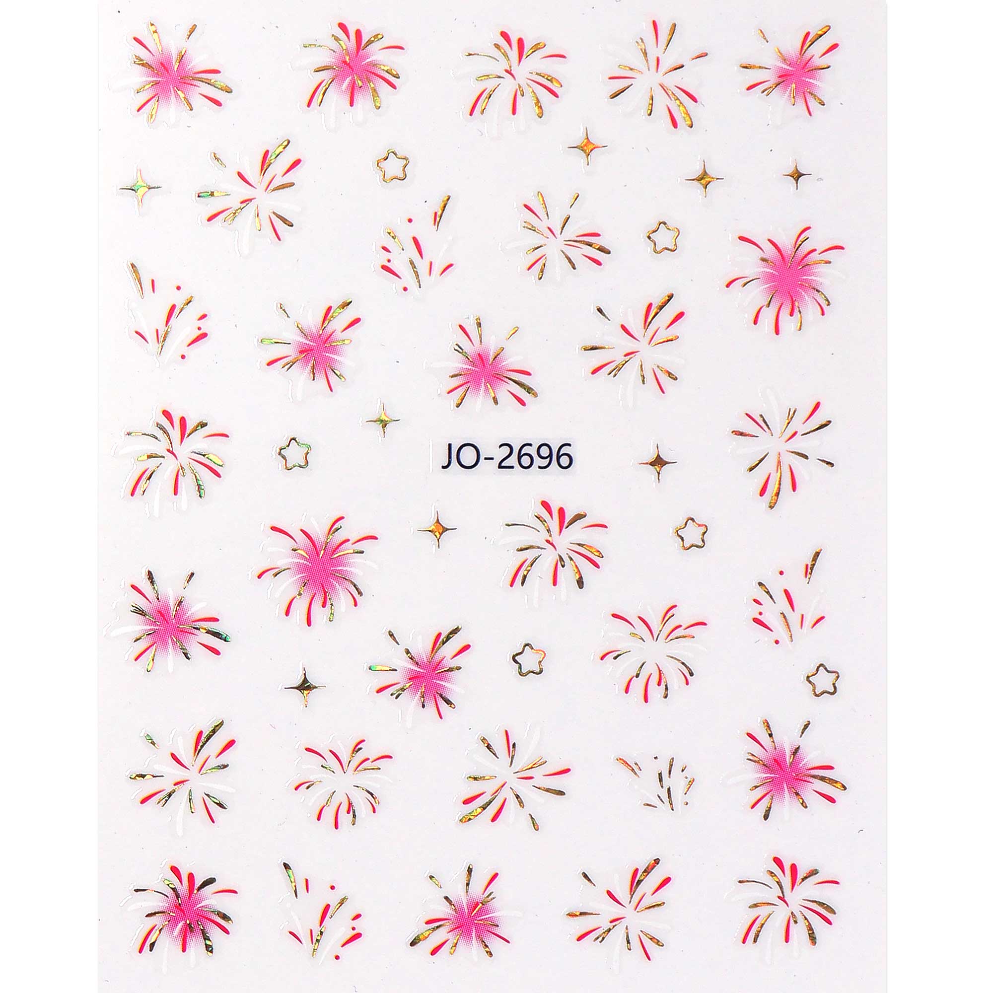 Nail Sticker - Colorful Fireworks