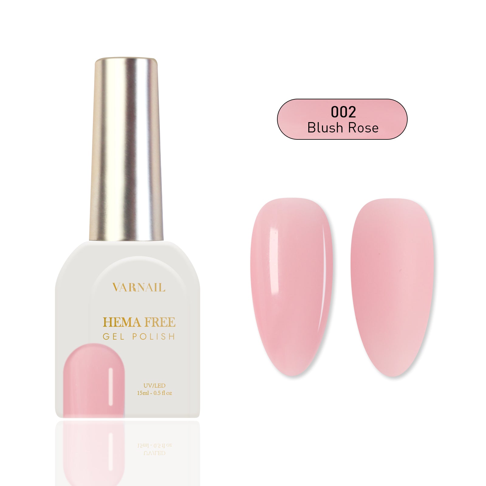 Hema-Free Jelly Gel Polish - 002 Blush Rose