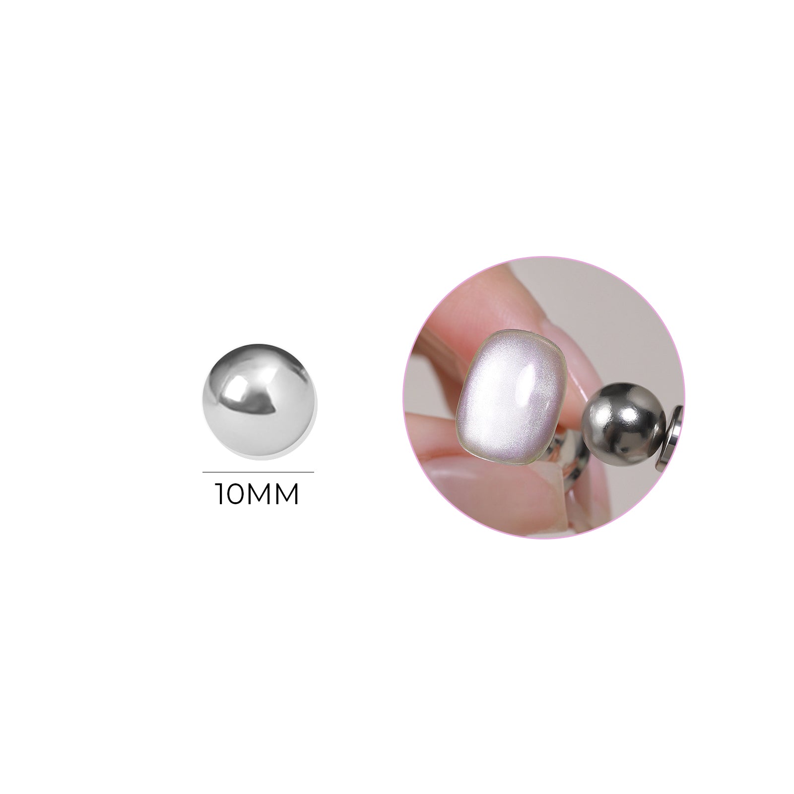 Dual-Head Magnet Cylinder Wand  & Bead
