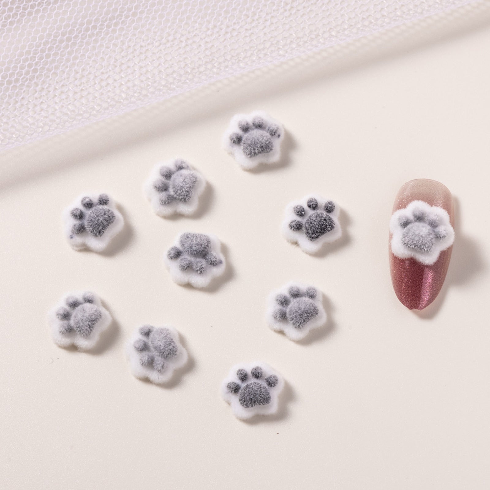 Cat Paw Nail Charms