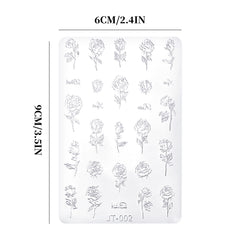 Nail Art Mold - JT002 Rose