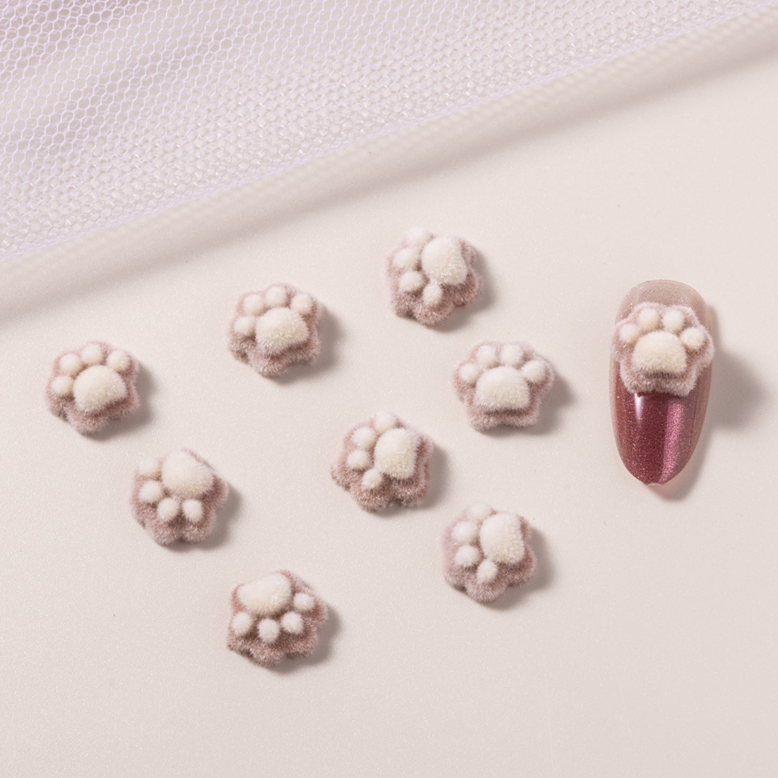 Cat Paw Nail Charms