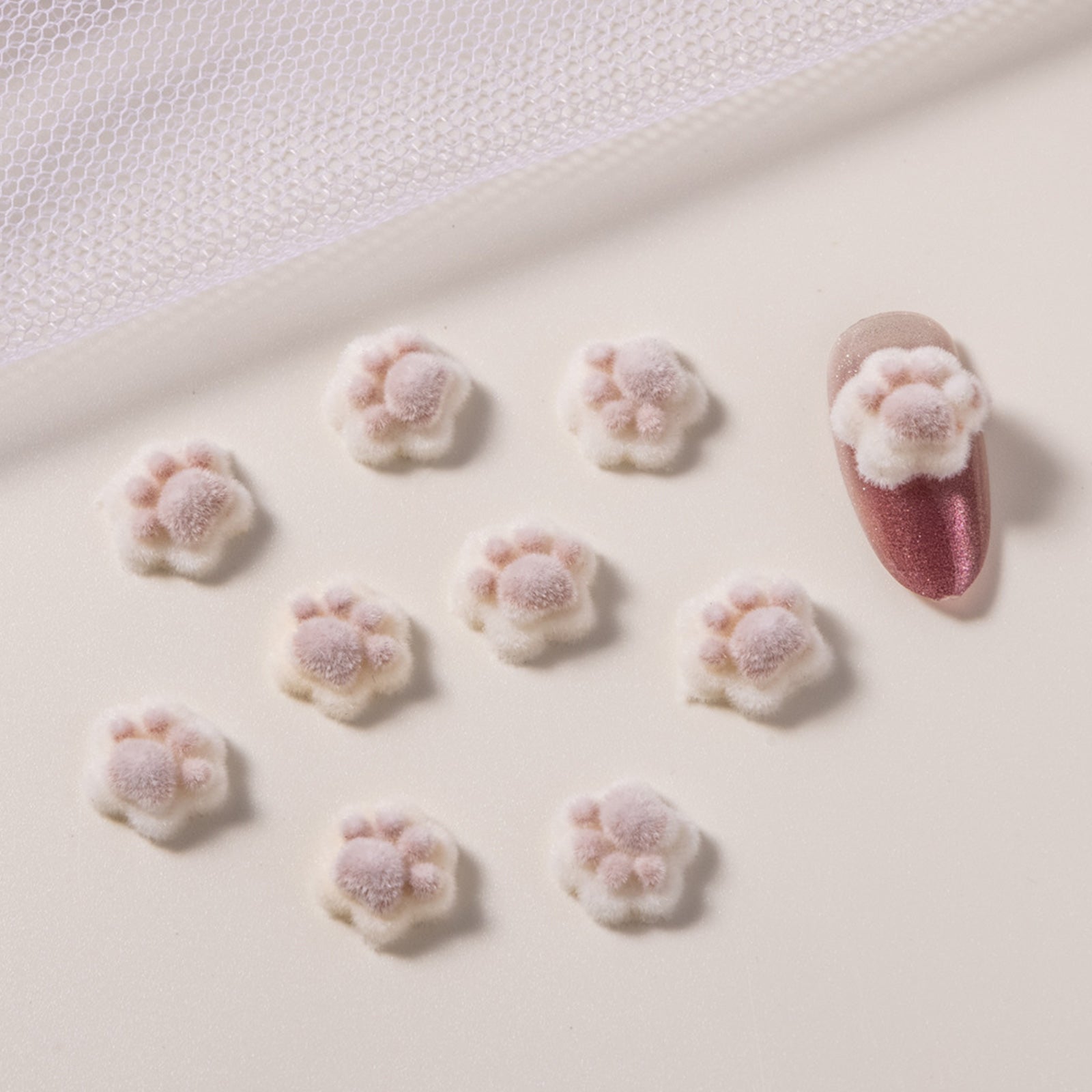 Cat Paw Nail Charms