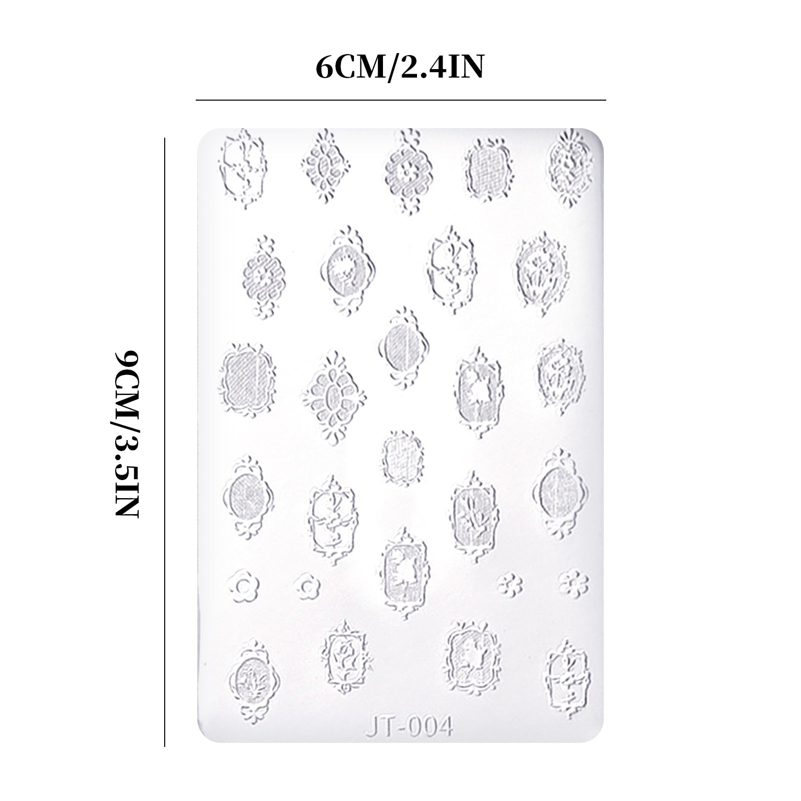 Nail Art Mold - JT004 Lace Frame