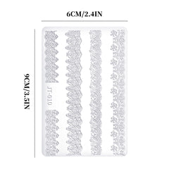 Nail Art Mold - JT010 Lace