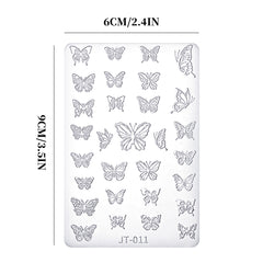 Nail Art Mold - JT011 Butterfly