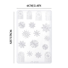Nail Art Mold - JT019 Snowflake