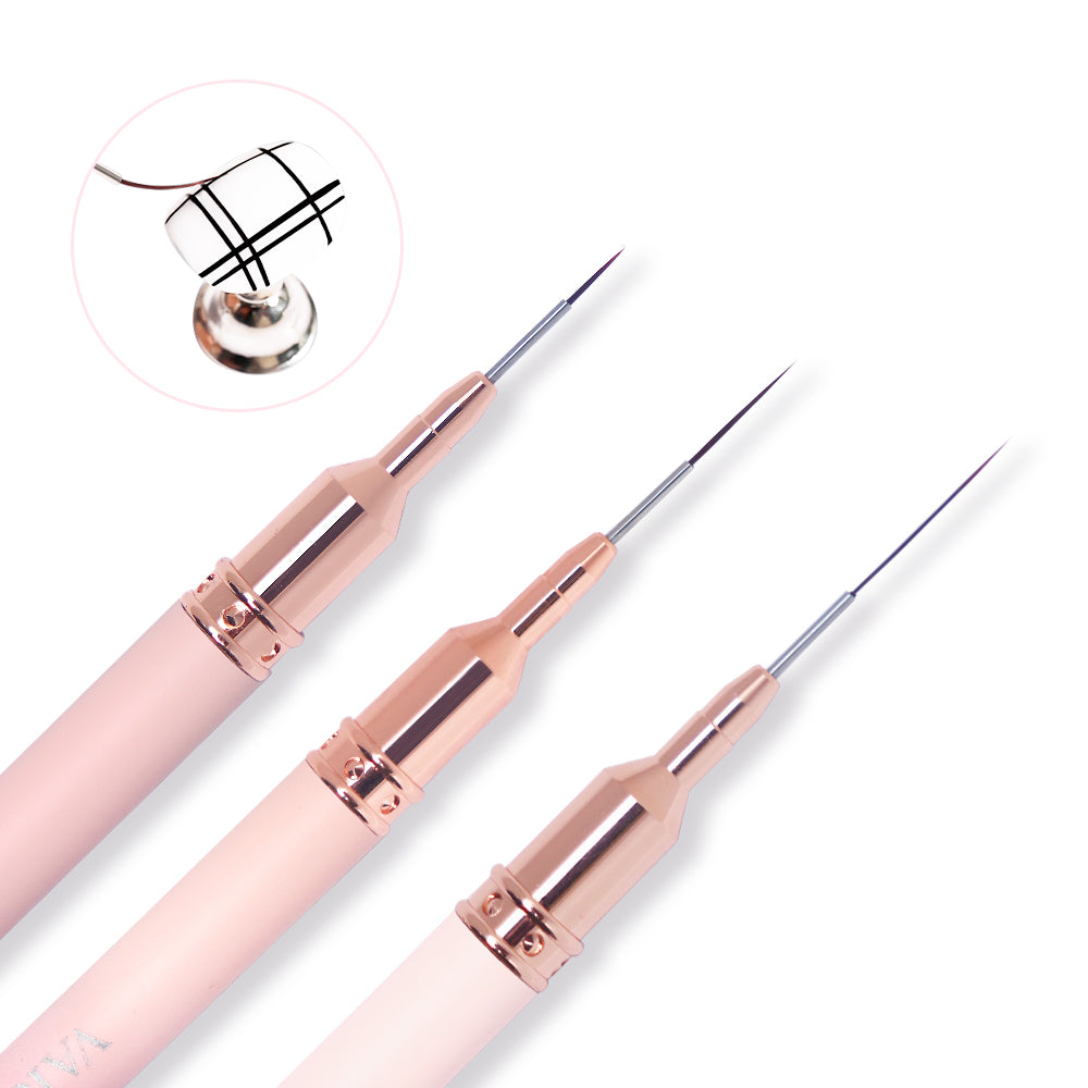 NEW! Liner Nail Brush Set (Peach)