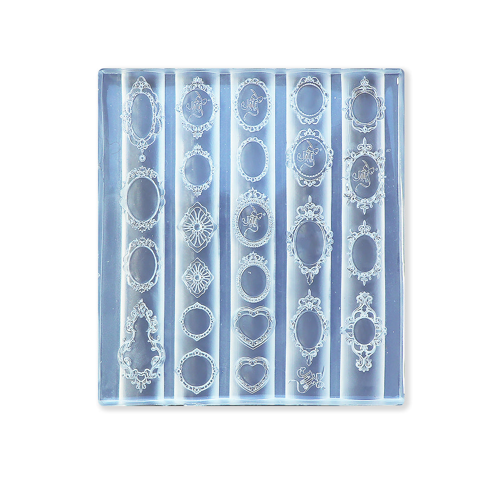 3D Nail Art Mold (Upgrade) - #41 Vintage Frame
