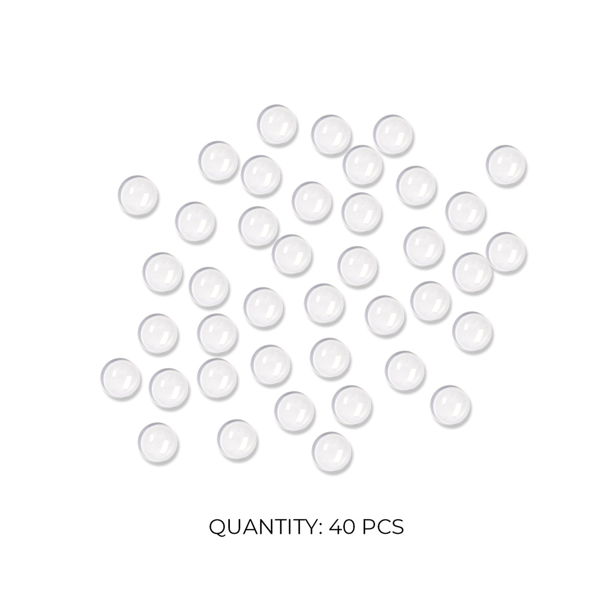 Nail Color Swatches - Glass Round