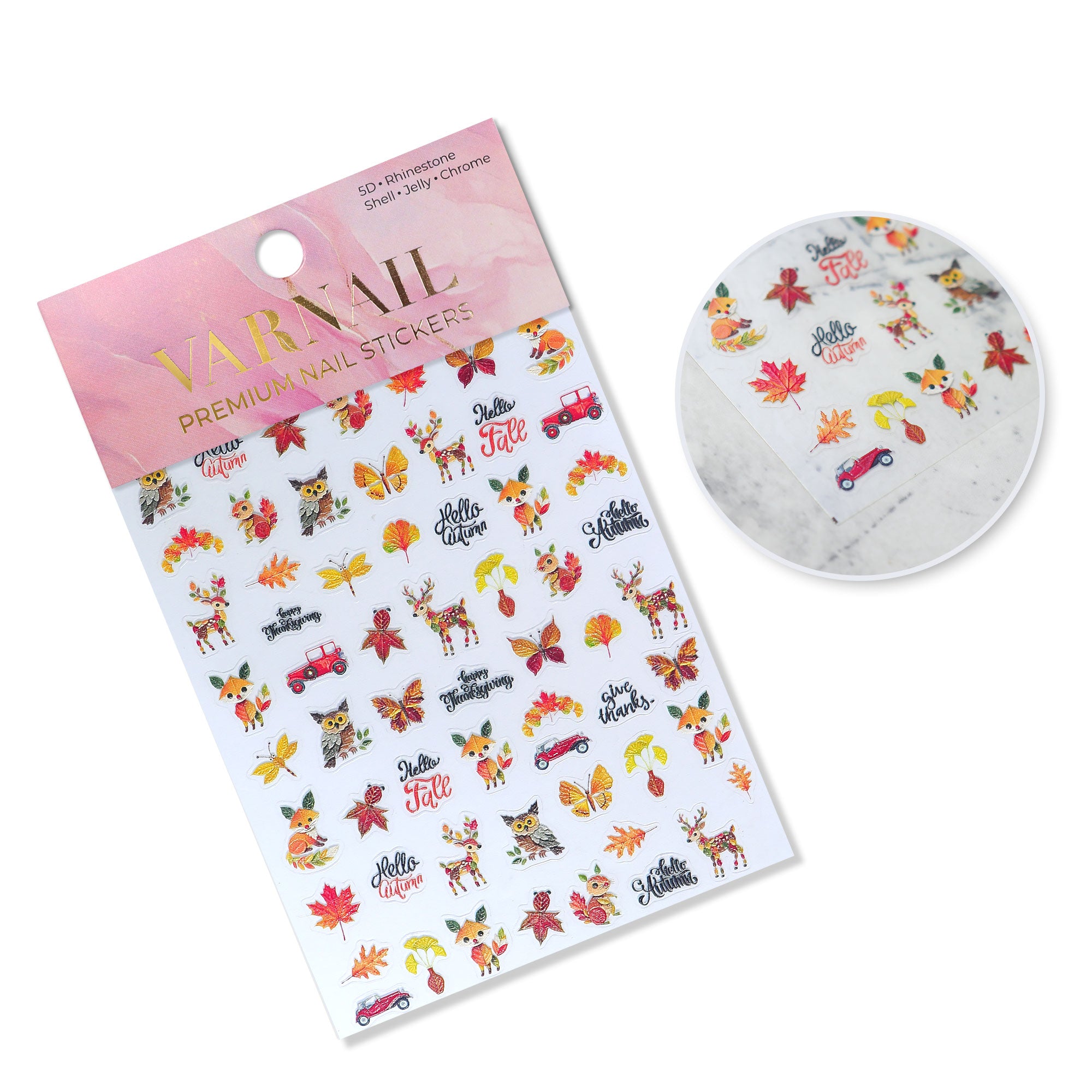 5D Nail Sticker - Hello Autumn
