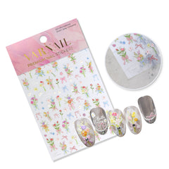 Shell Nail Sticker - Springtime Bouquet