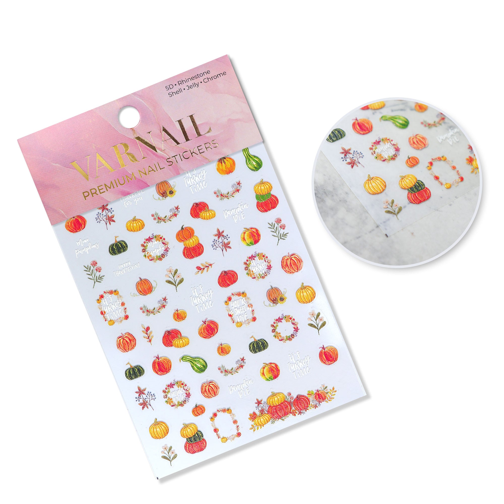 5D Nail Sticker - Hello Autumn