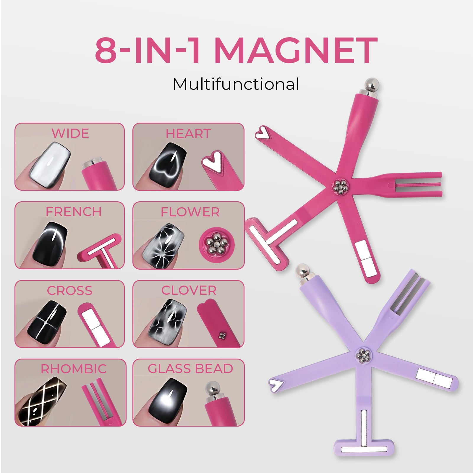 8-in-1 Cat Eye Nail Magnet