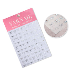 Rhinestone Nail Sticker - Coquette Bows