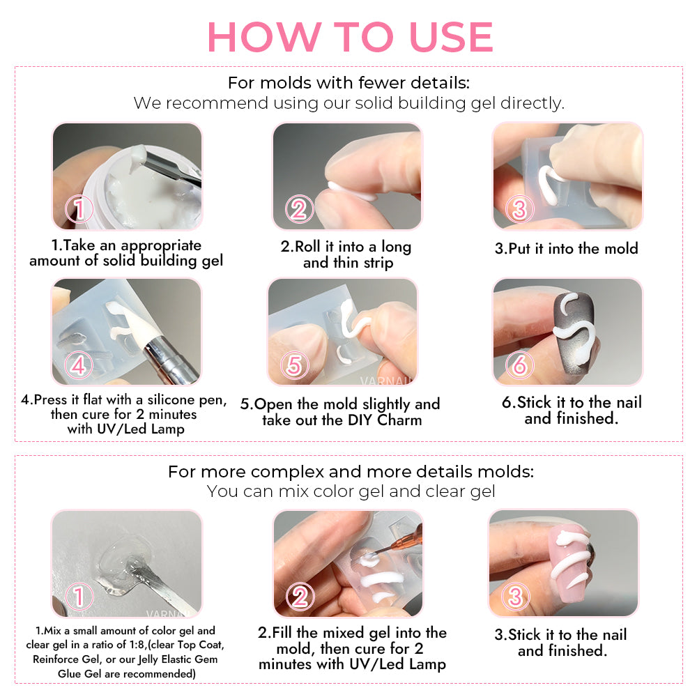 Trendy Nail Design Kit - No.7 Golden Snake