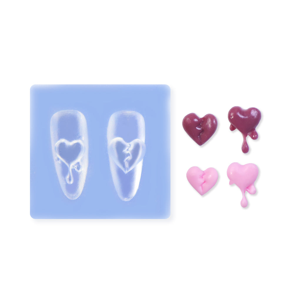 3D Nail Art Mold (Upgrade) - #20 Broken Heart