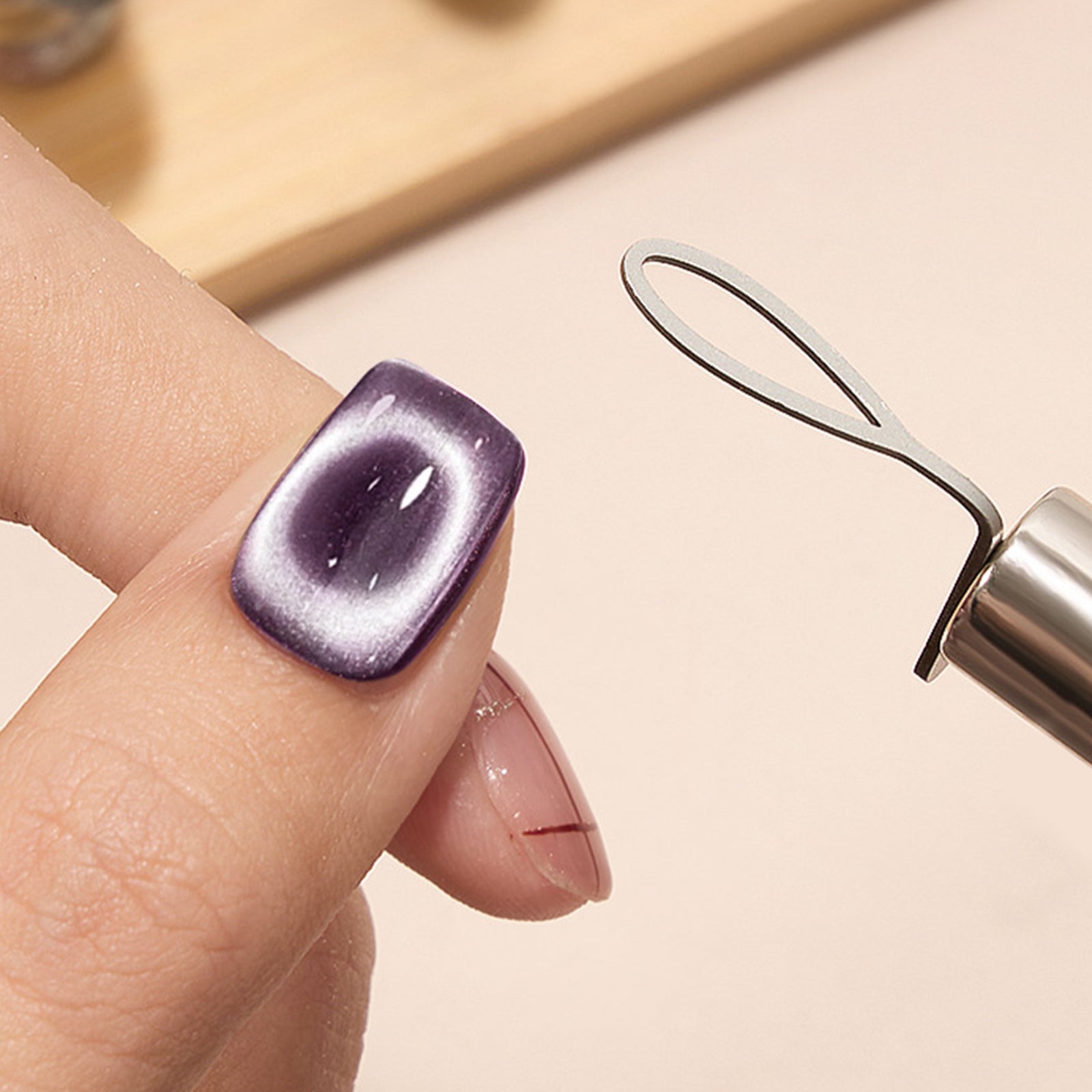 Hollow Cat Eye Nail Magnetic Tool