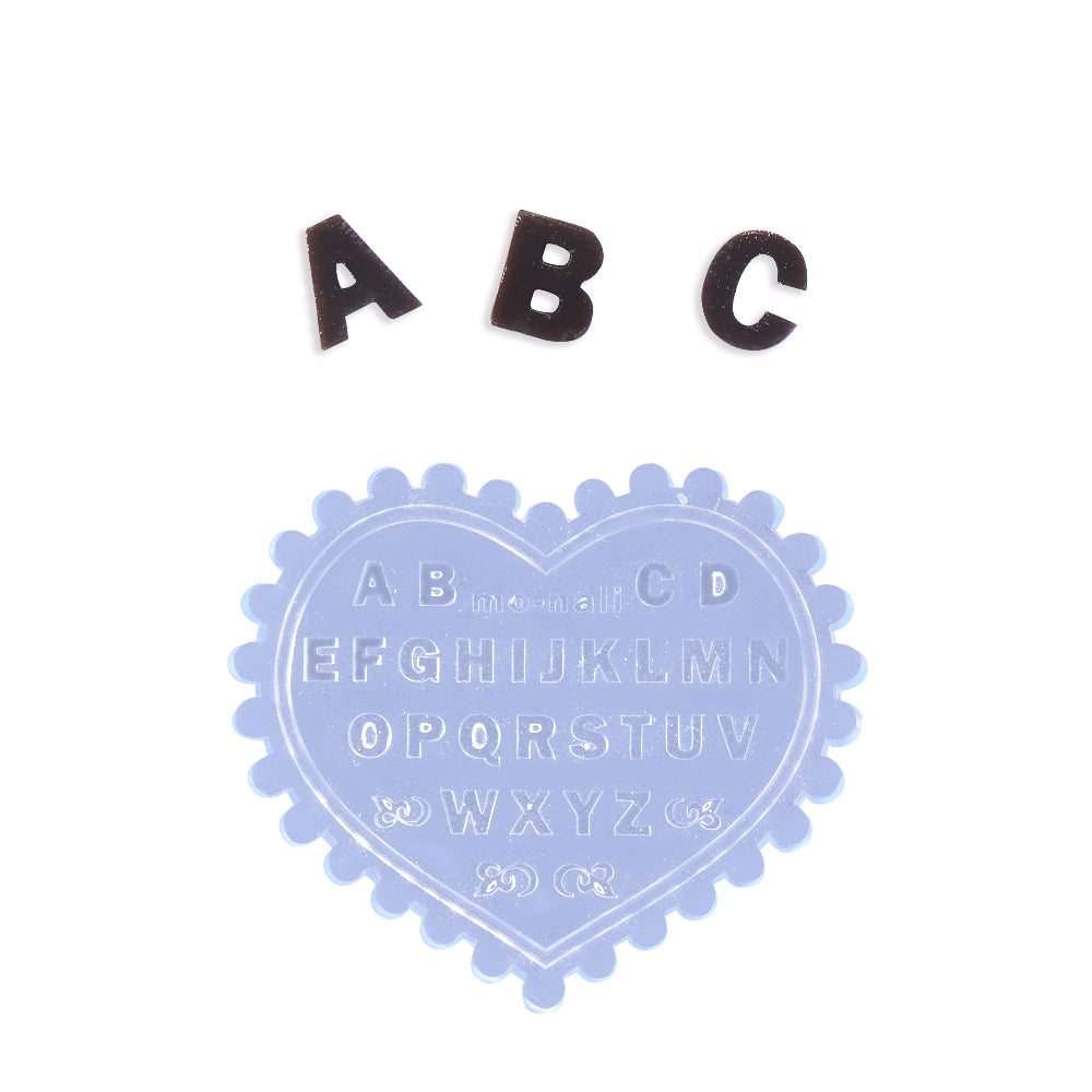 3D Nail Art Mold - #26 Uppercase Letters