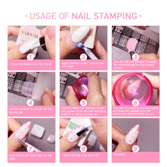 Nail Stamping Plates - Words