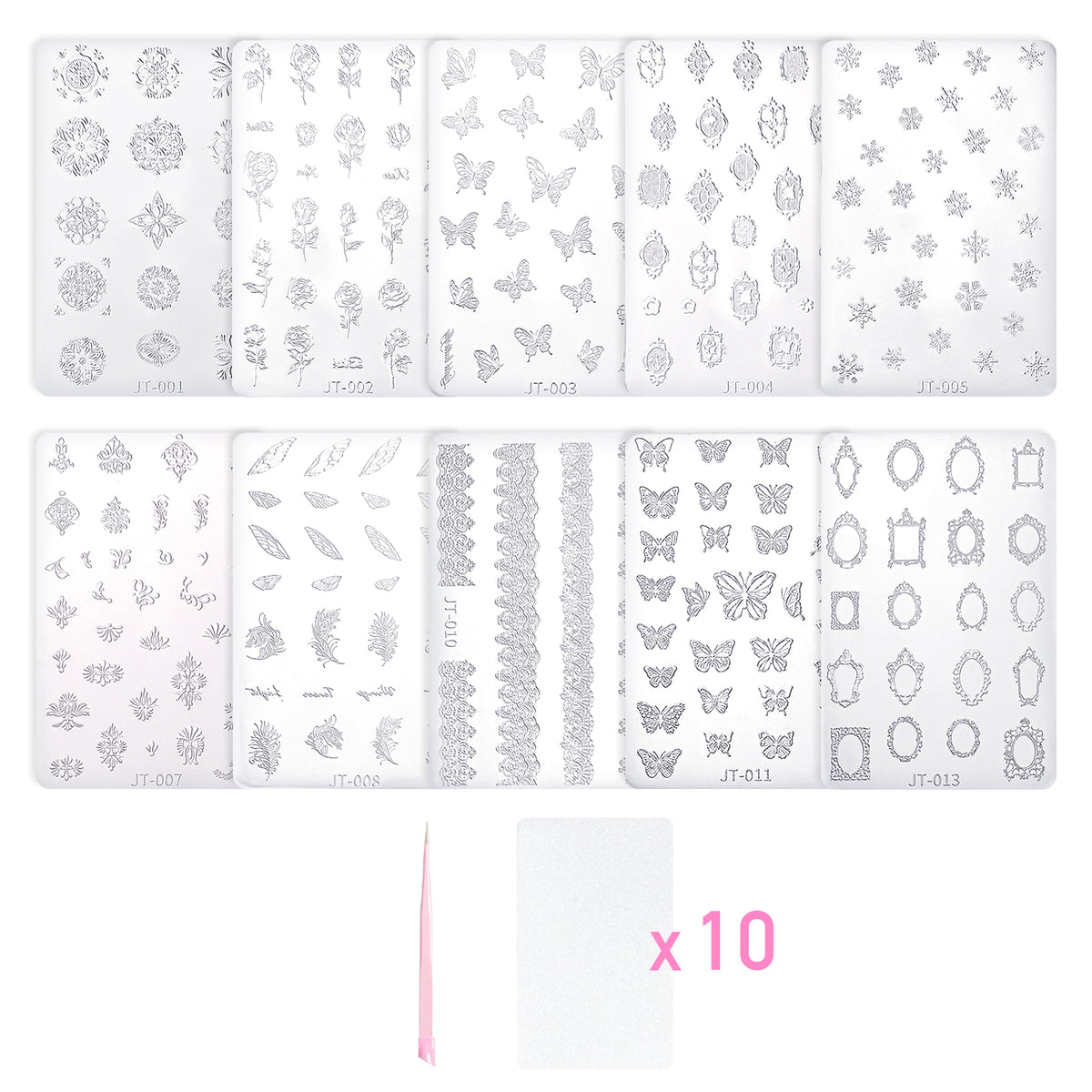 Nail Art Mold Set (11 Pcs/Set)