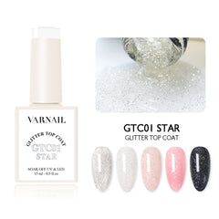 Glitter Top Coat - GTC01 Star