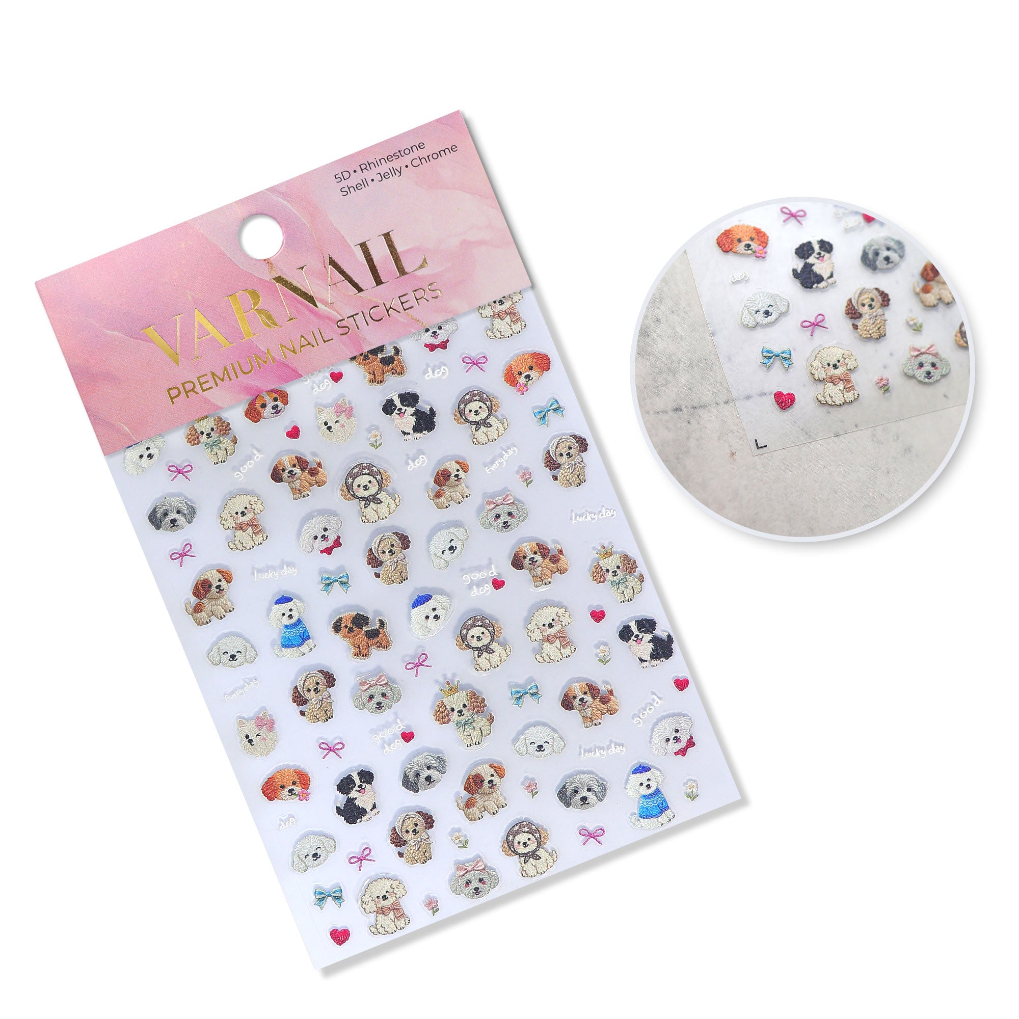 5D Nail Sticker - Cute Animal