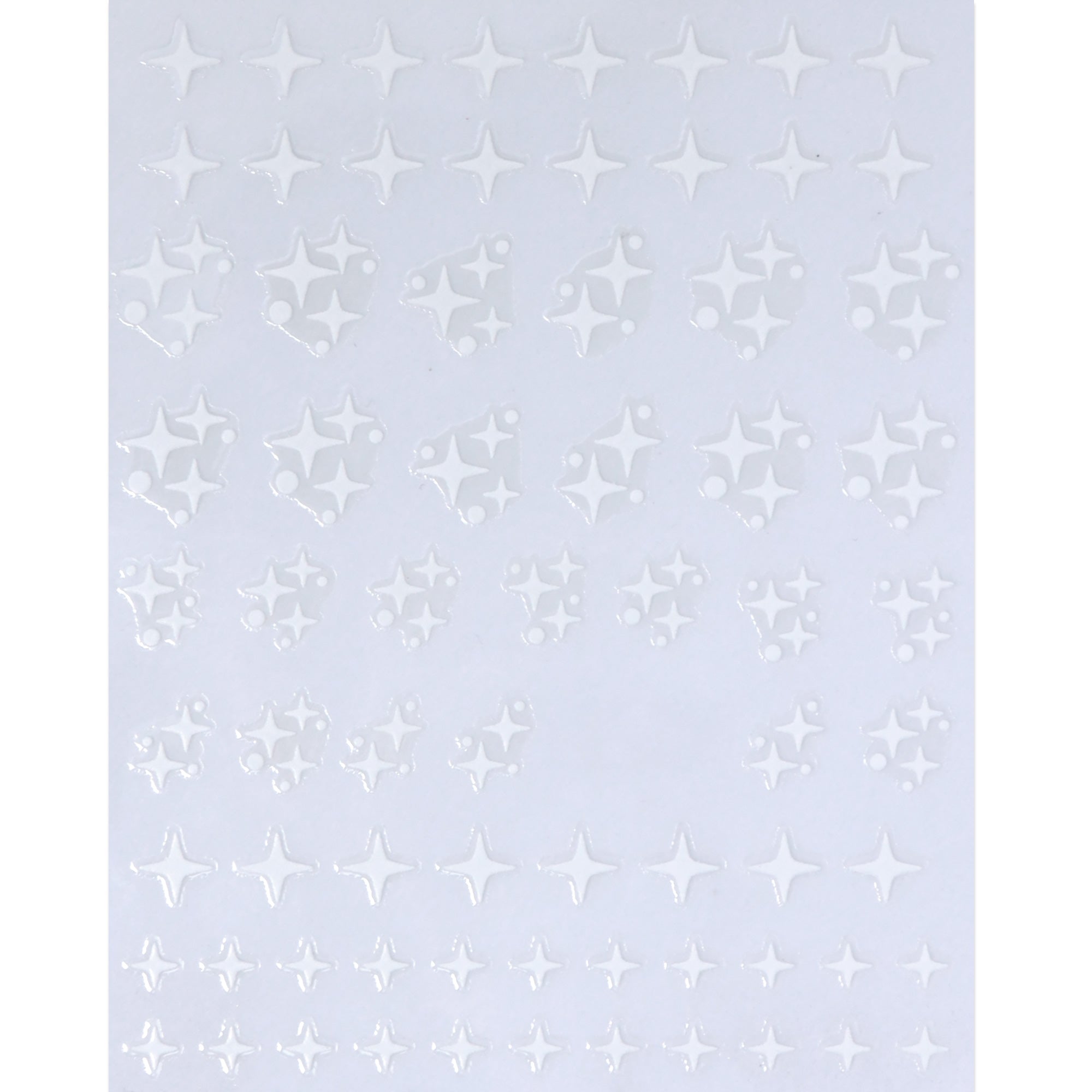 Nail Sticker - Rainbow Star Sky Cloud