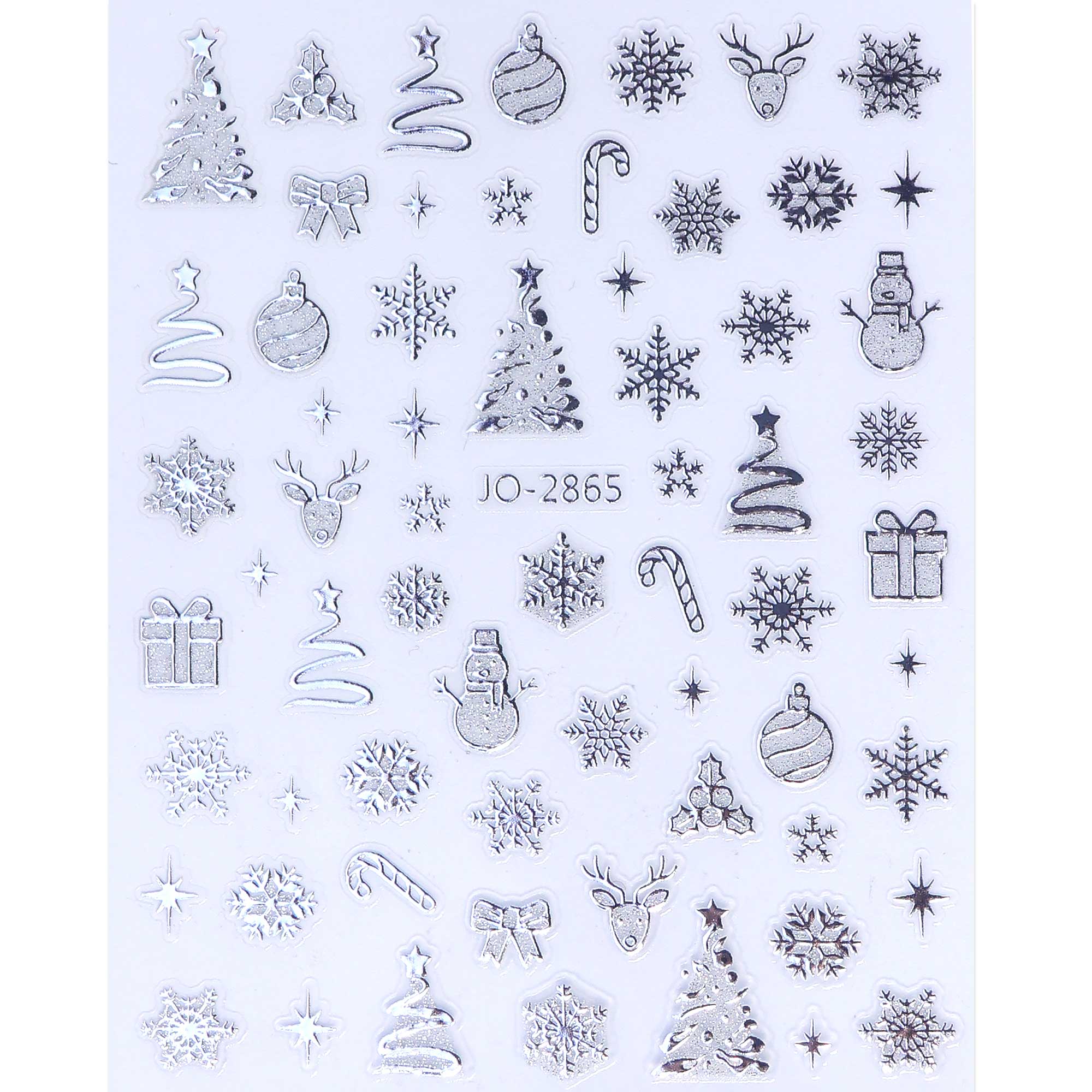 Nail Stickers - Christmas (Chrome)