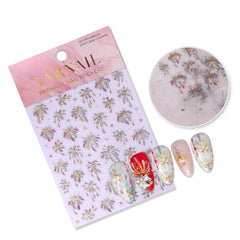 Chrome Nail Sticker - Holo Fireworks