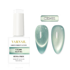 Green Forest Cat Eye (Hema-Free) - CE2401 Matcha