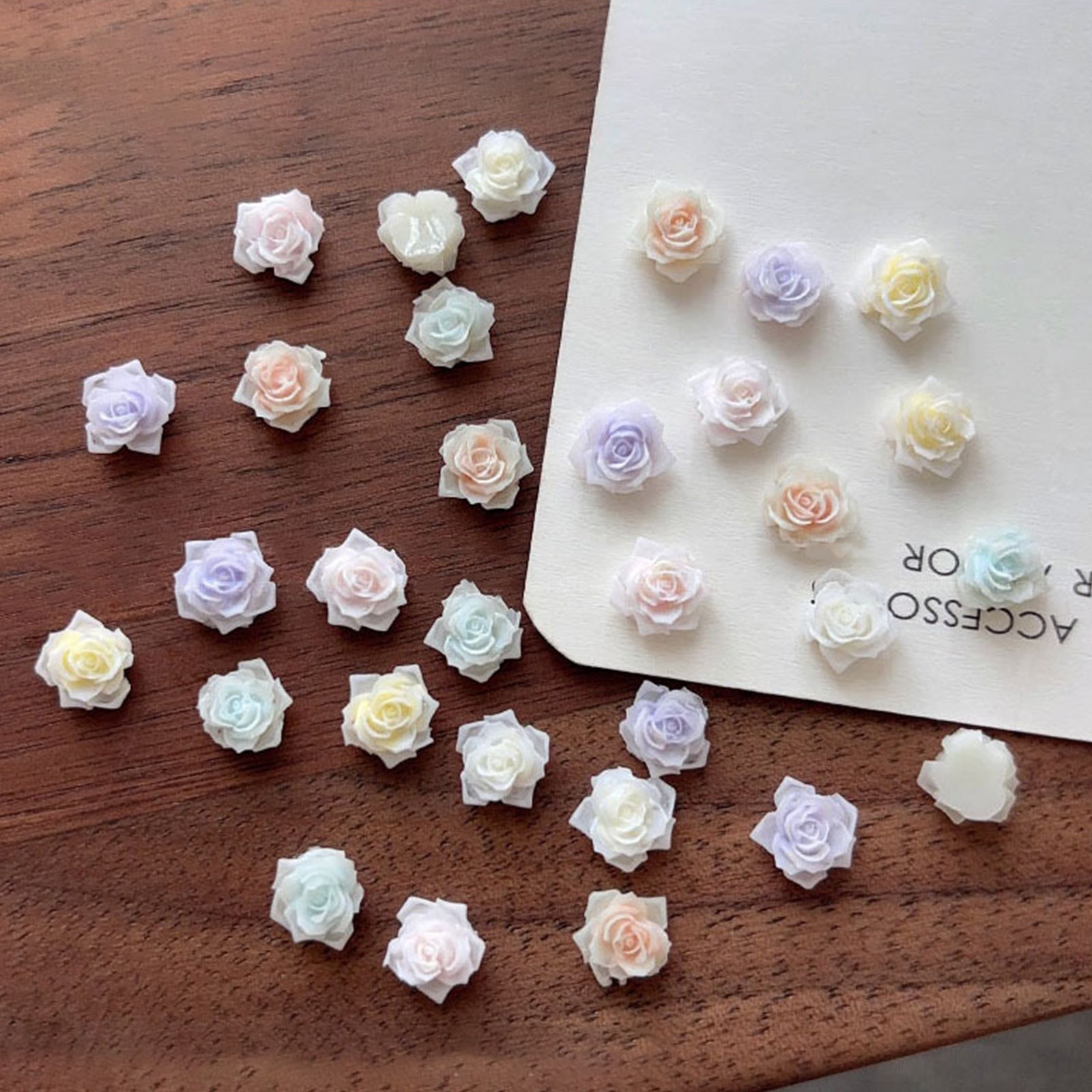 Soft 3D Nail Charms - Rose