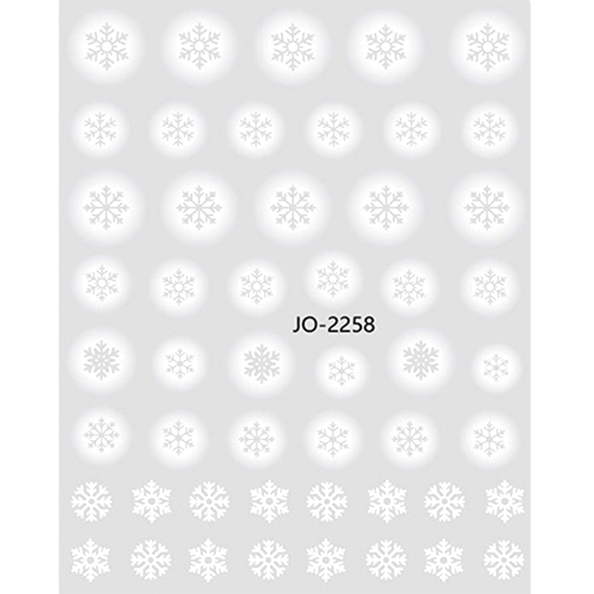 Nail Sticker - Airbrush Snowflake