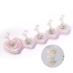 Rose Nail Practice Stand with Holders