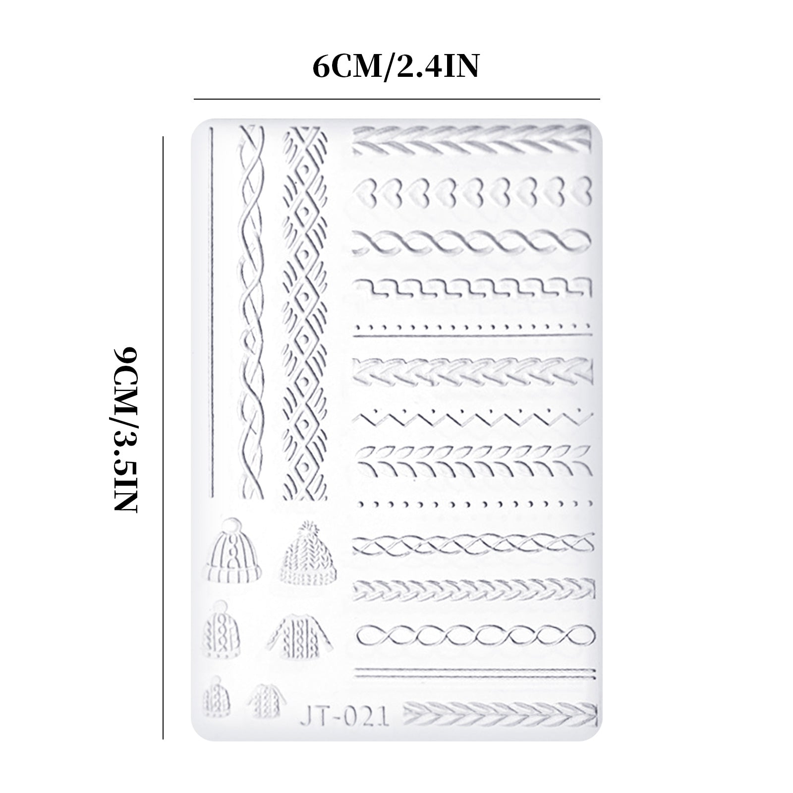 Nail Art Mold - JT021 Sweater