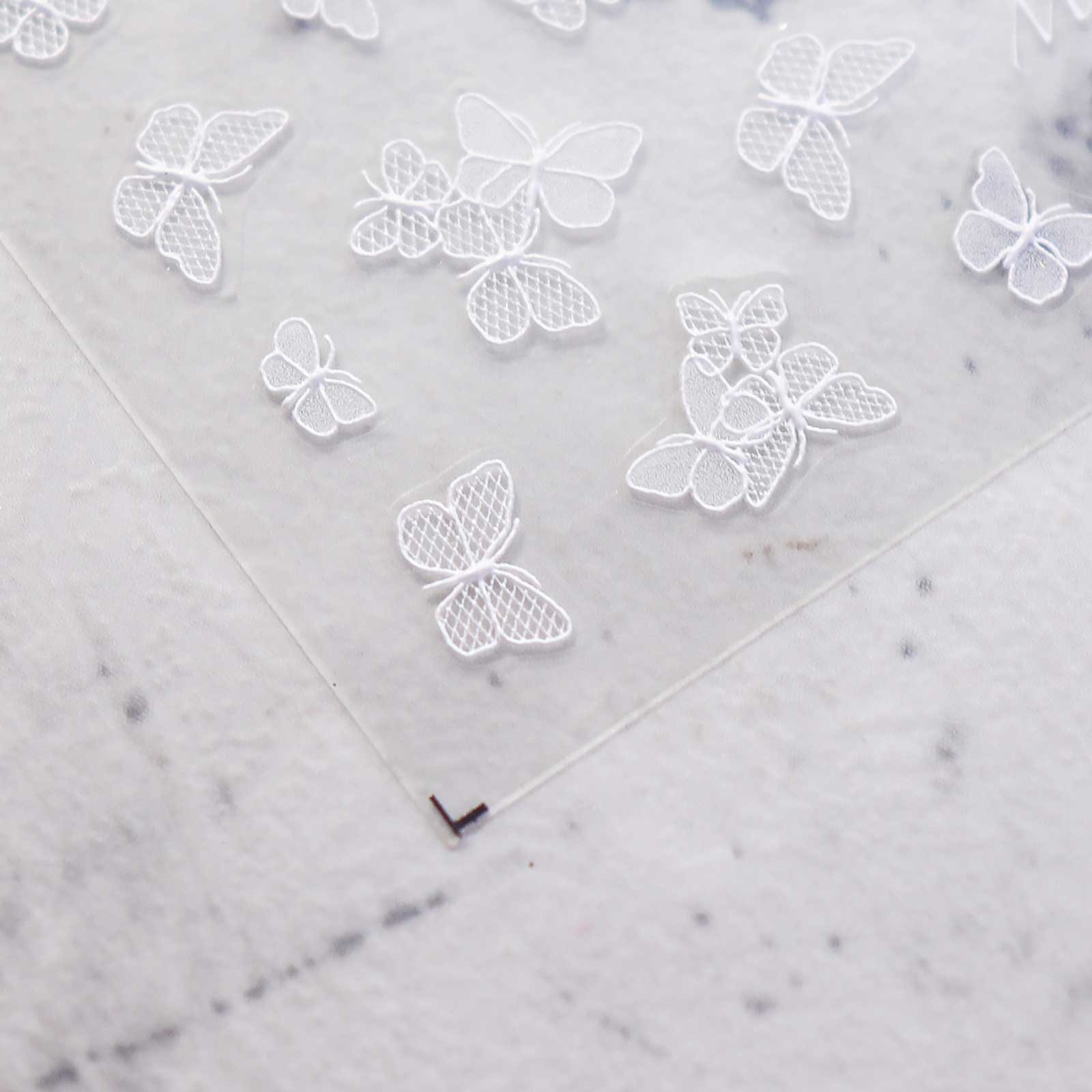 5D Nail Sticker - Lace Butterfly