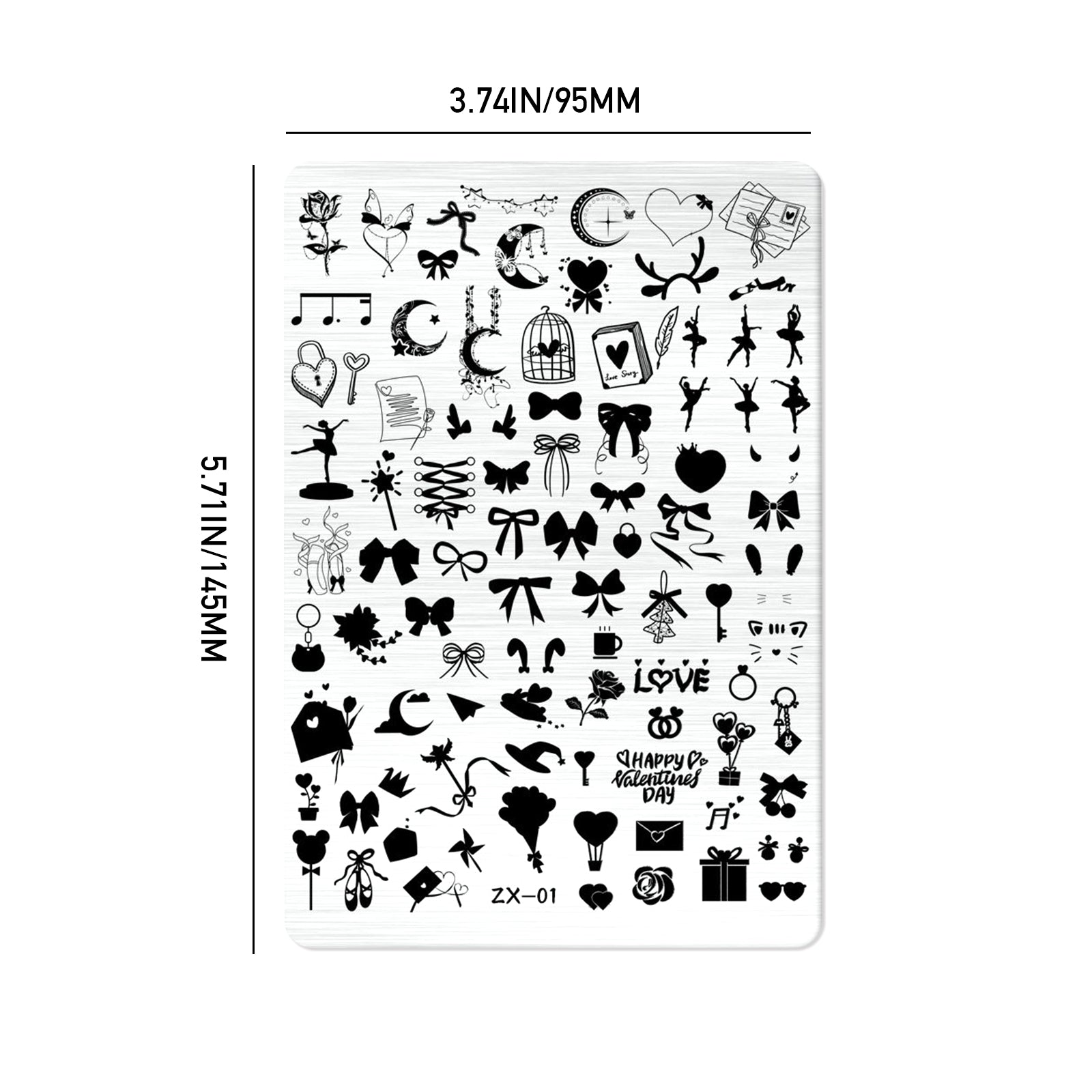 Nail Stamping Plates - Valentine's Day