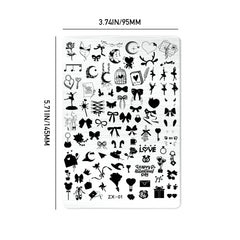 Nail Stamping Plates - Valentine's Day