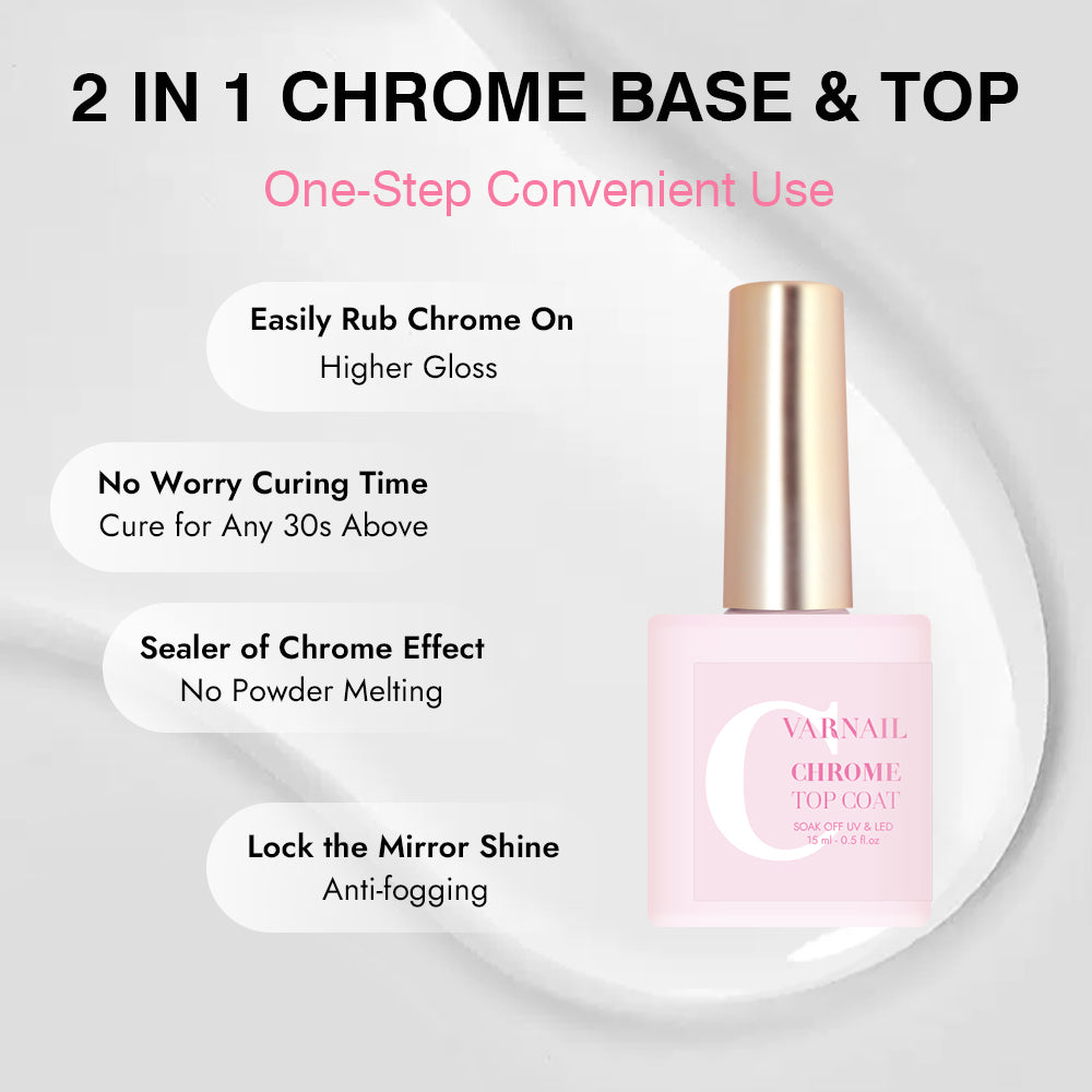 2-in-1 Chrome Top Coat