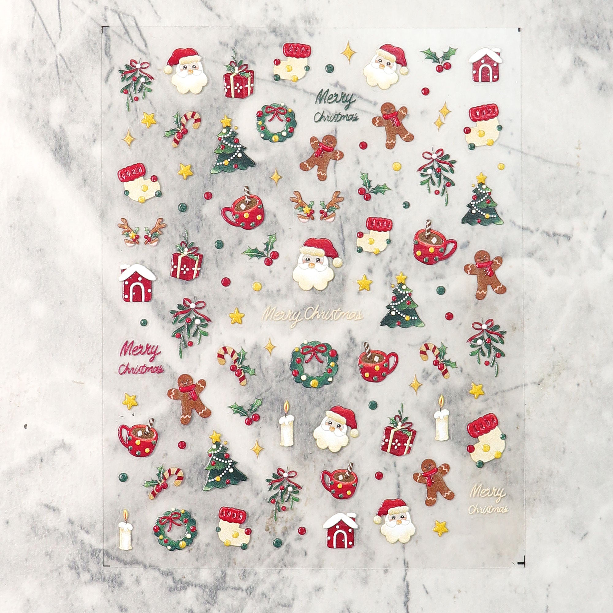 5D Nail Sticker - Christmas 04