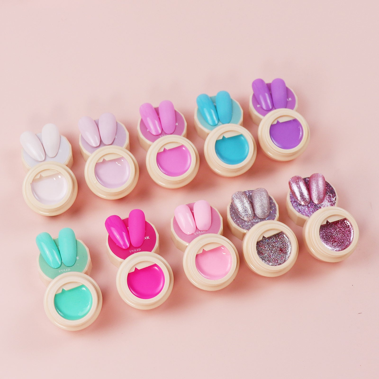 Solid Gel Polish 10 Colors Set - Barbie World