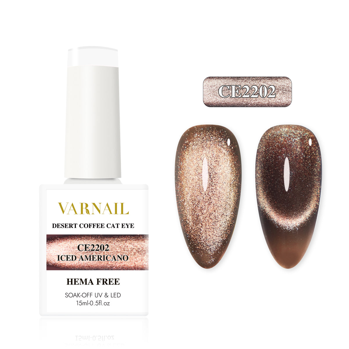 Desert Coffee Cat Eye (Hema-Free) - CE2202 Iced Americano