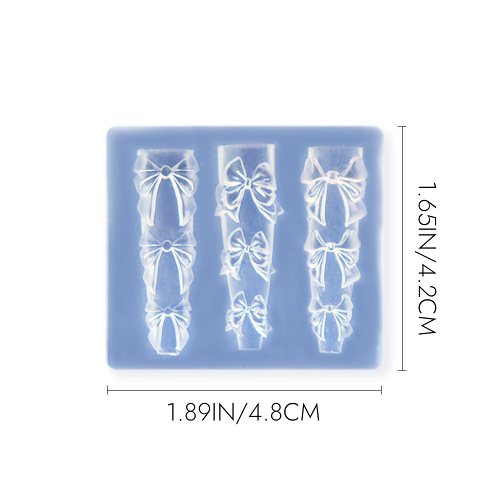 3D Nail Art Mold (Upgrade) - #18 Coquette Bows
