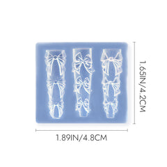 3D Nail Art Mold (Upgrade) - #18 Coquette Bows