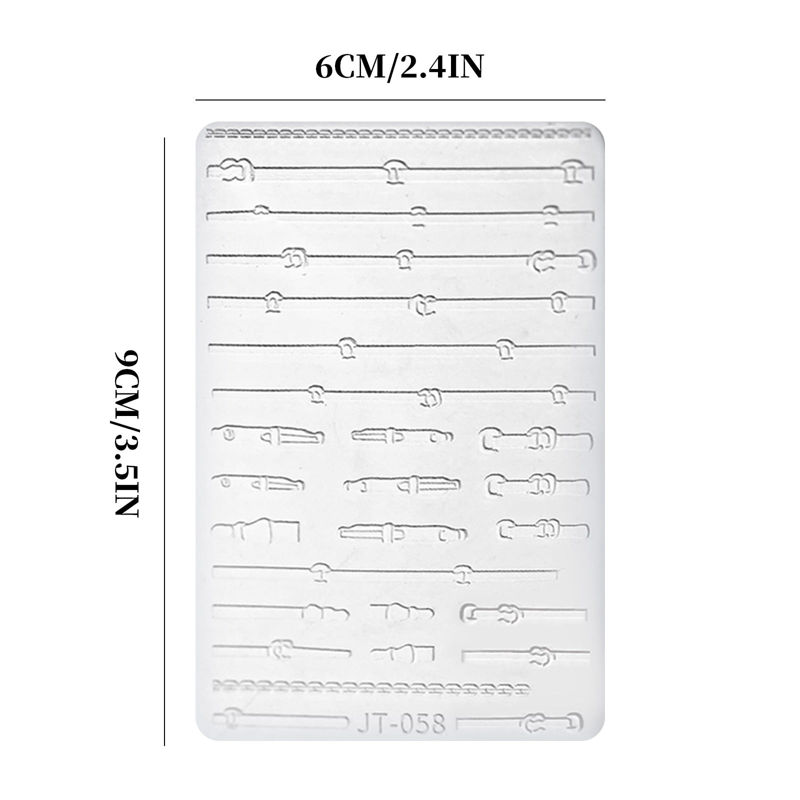Nail Art Mold - JT058 Belt